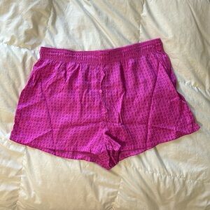 Pink Silk Boxer Shirts